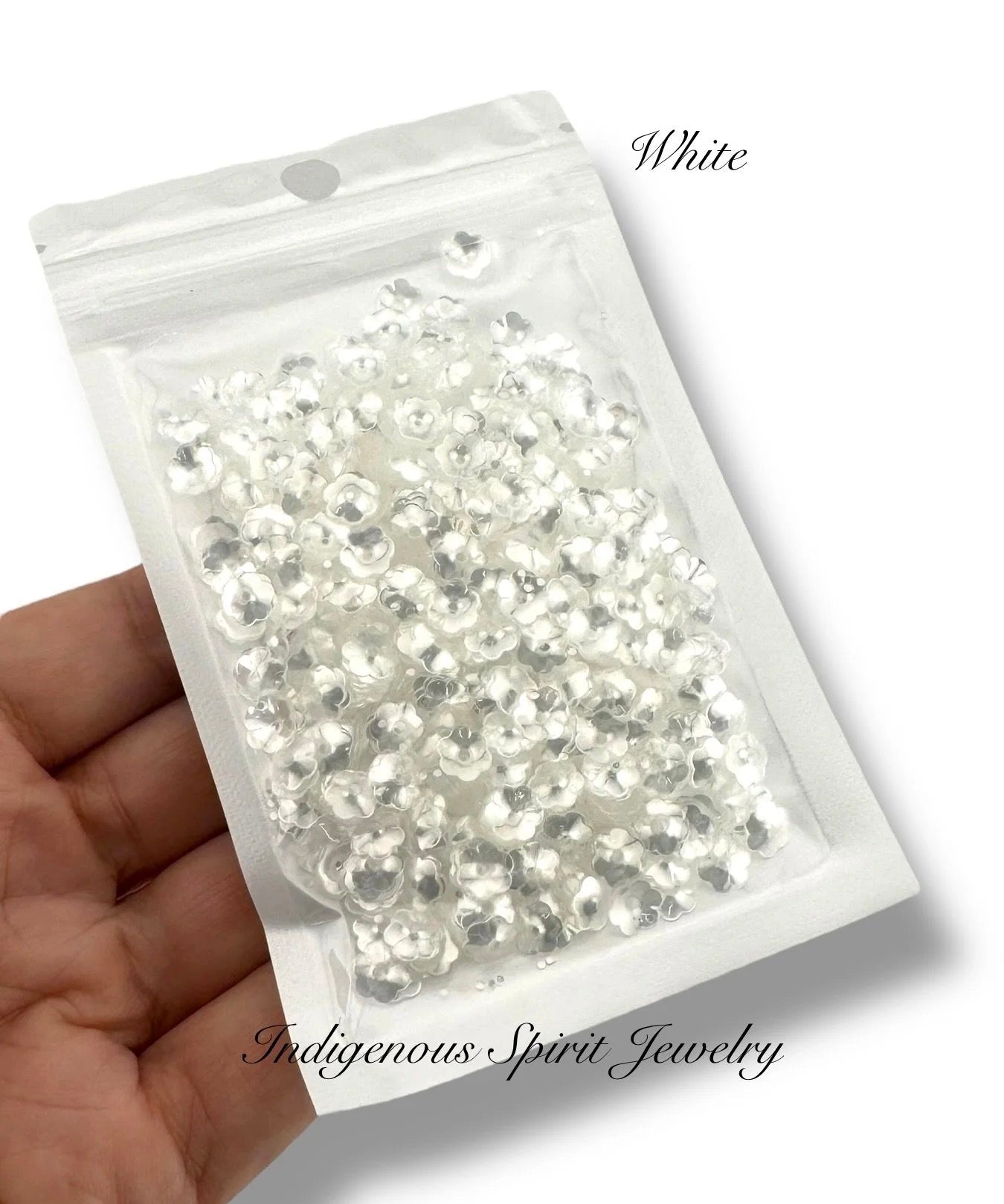 6mm Flower Cut Sequins - 8 Plain Colours