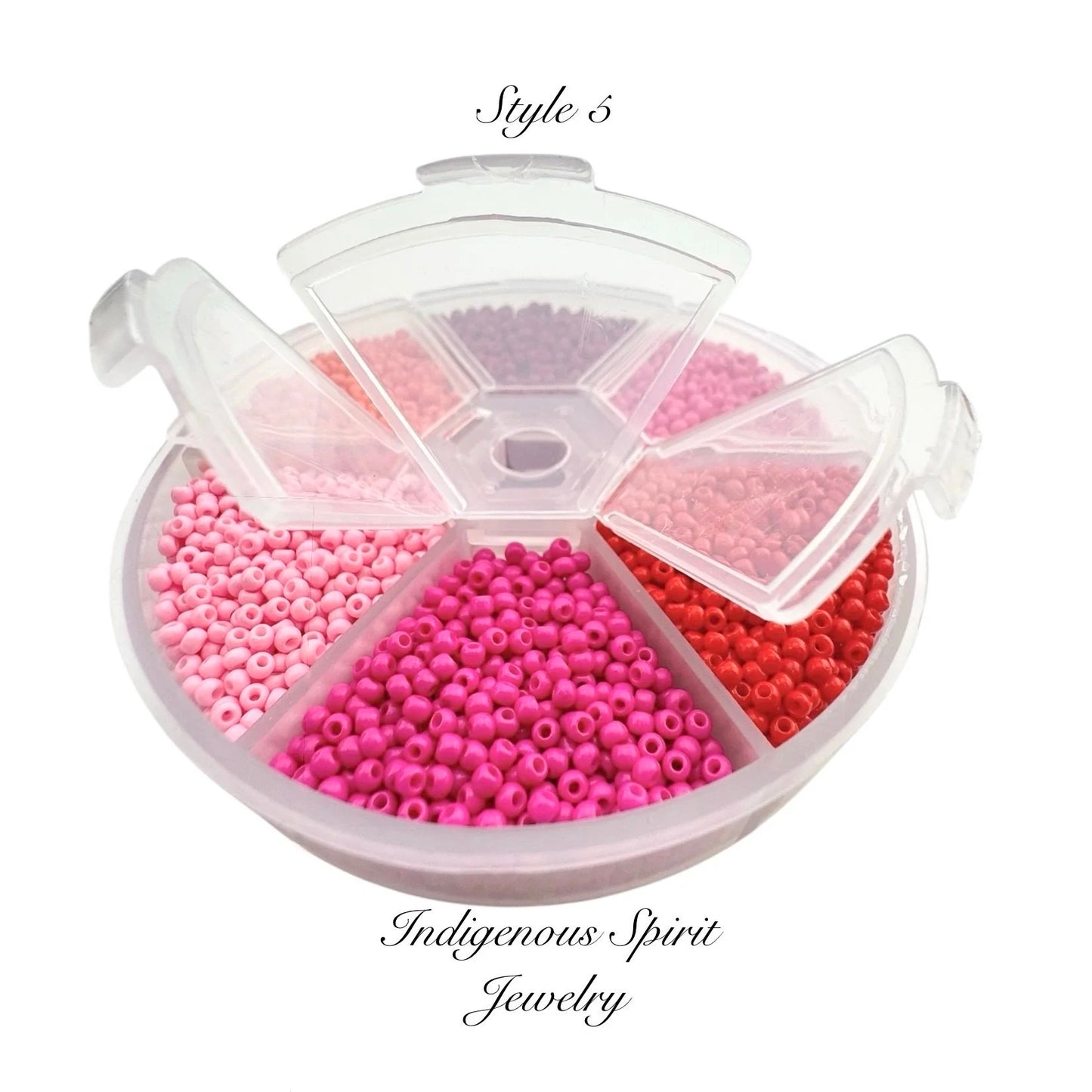 Style 5 - Fancy Glass Bead - 6 colour box set