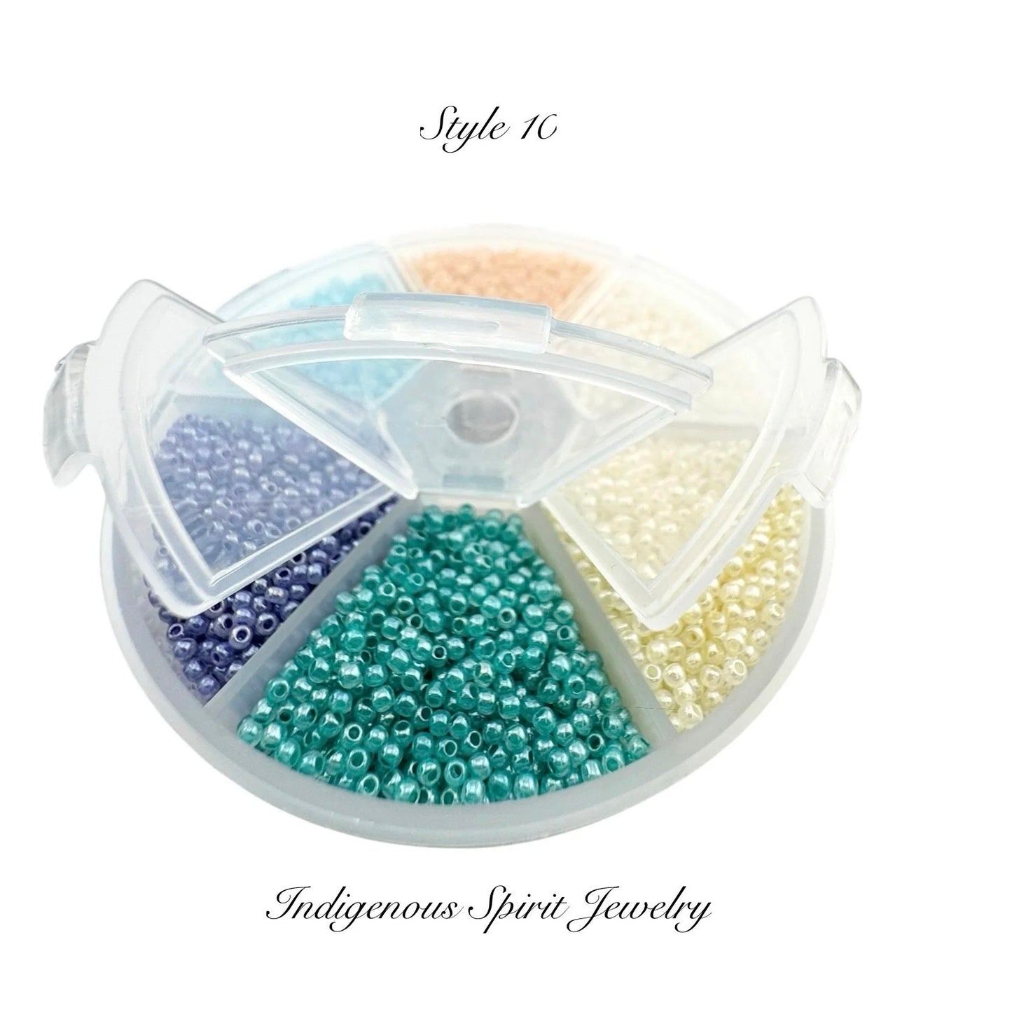 Style 10 - Fancy Glass Bead - 6 colour box set
