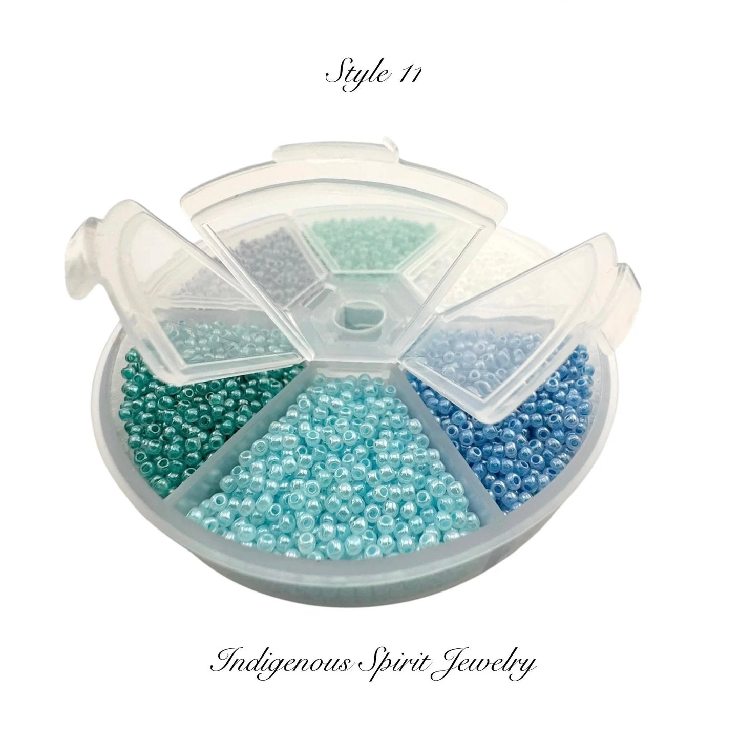 Style 11 - Fancy Glass Bead - 6 colour box set