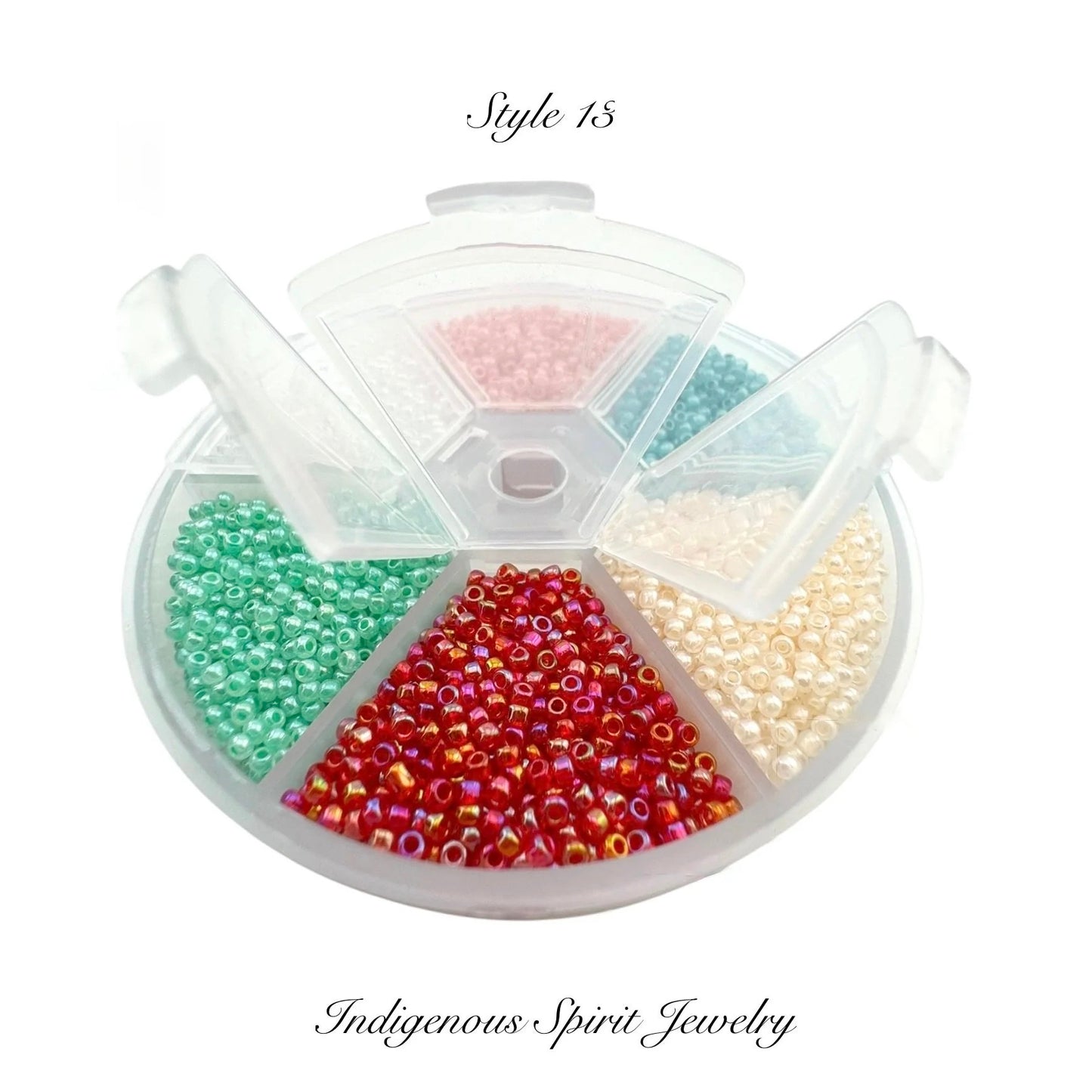 Style 14 - Fancy Glass Bead - 6 colour box set
