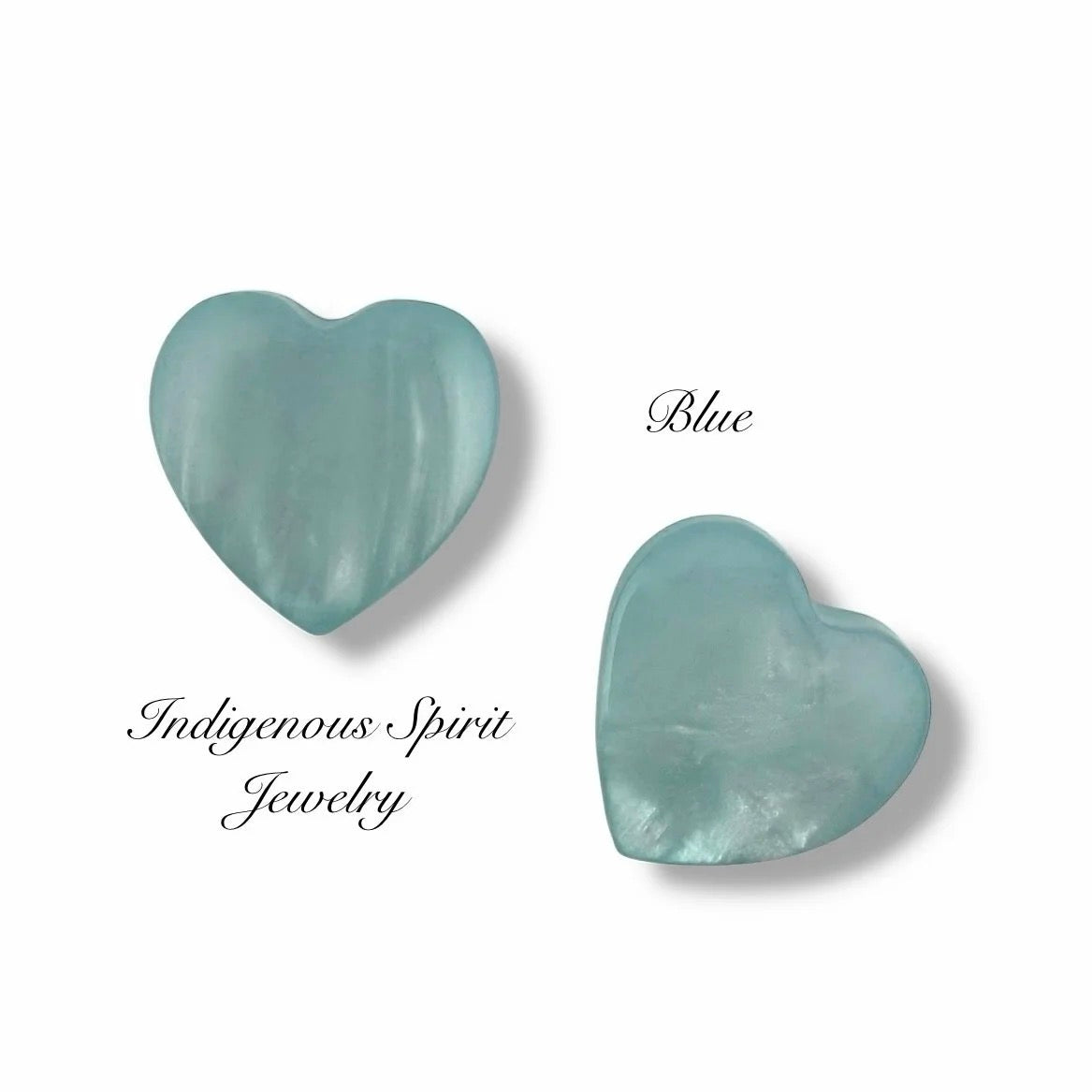 Colour Collection - Heart Imitation Shell, Resin Cabochons