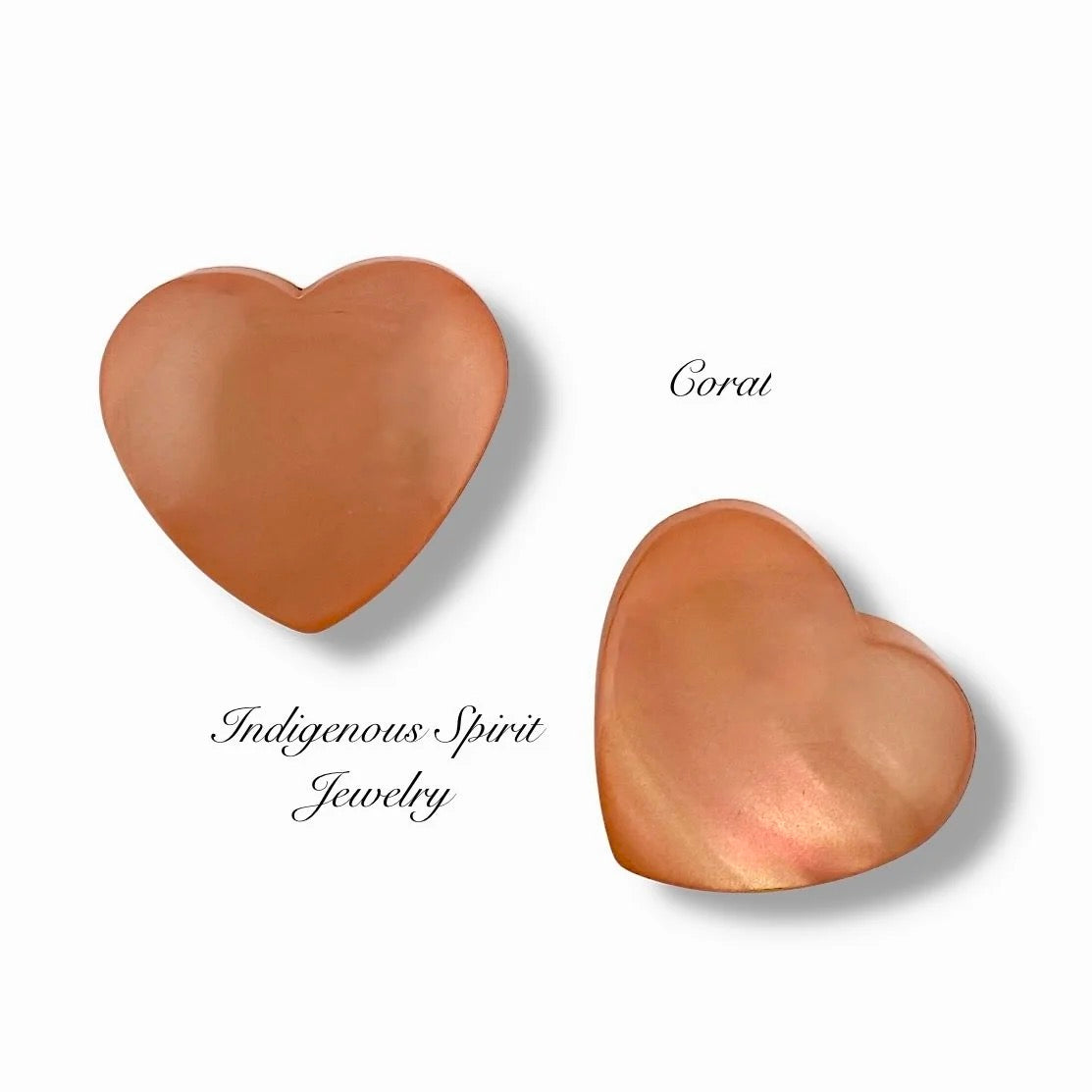 Colour Collection - Heart Imitation Shell, Resin Cabochons