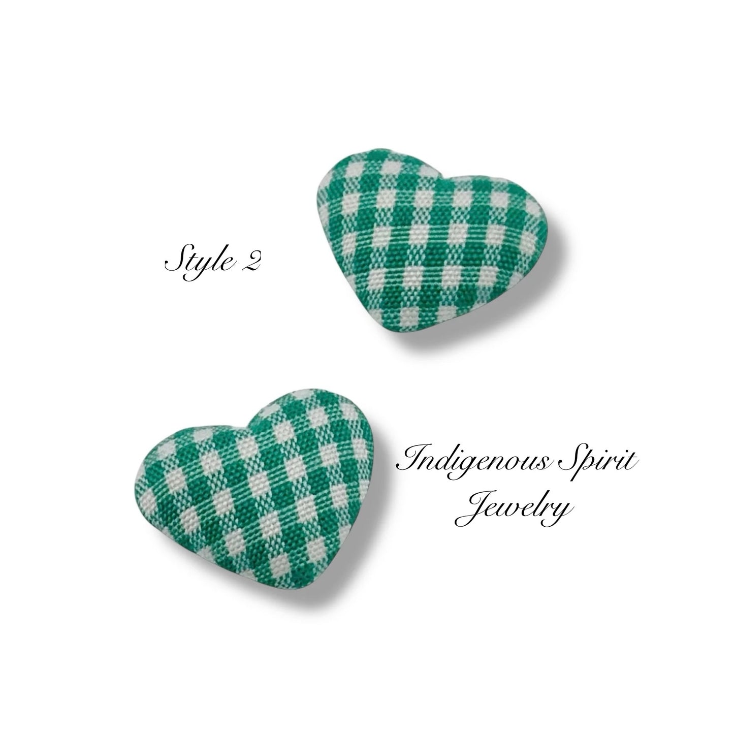 Pattern Heart Shaped Cabochons