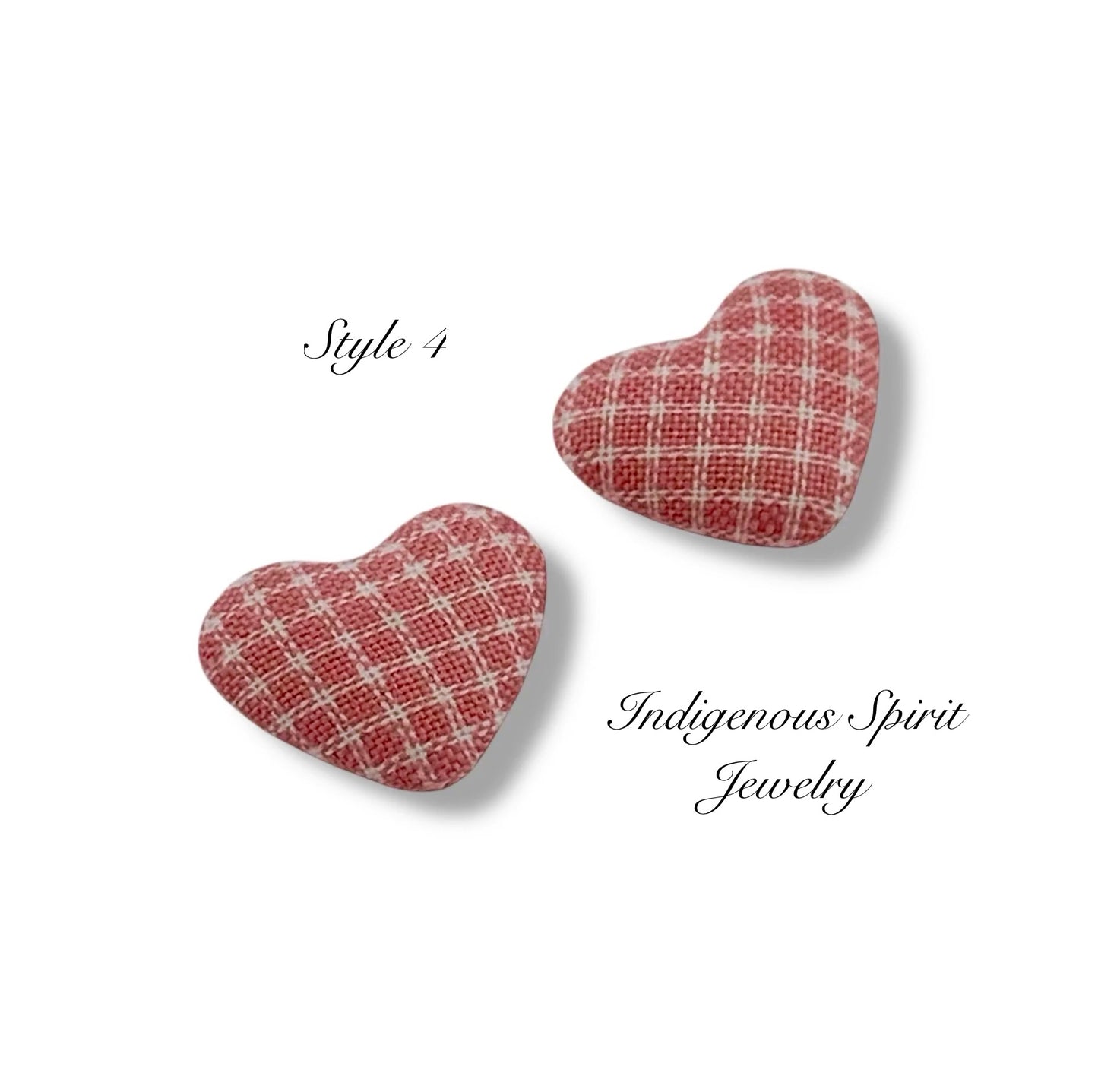 Pattern Heart Shaped Cabochons