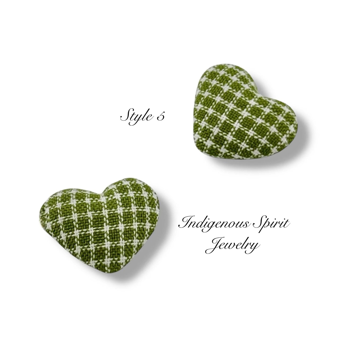 Pattern Heart Shaped Cabochons