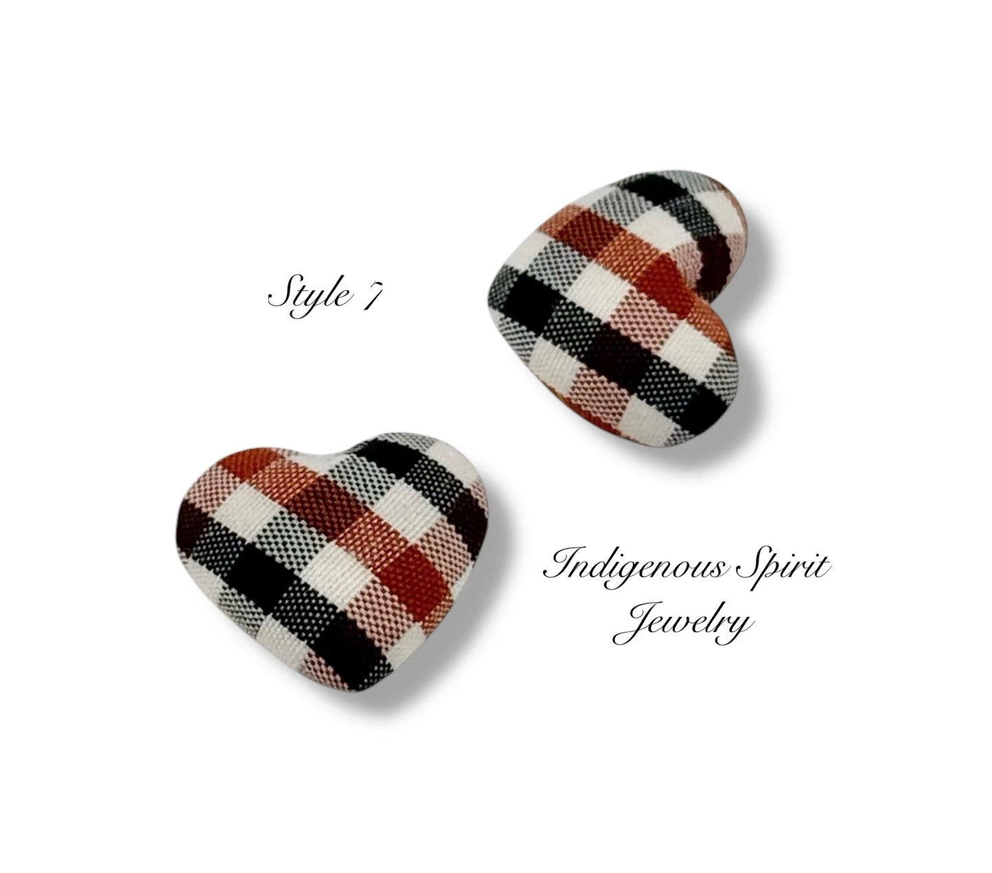 Pattern Heart Shaped Cabochons