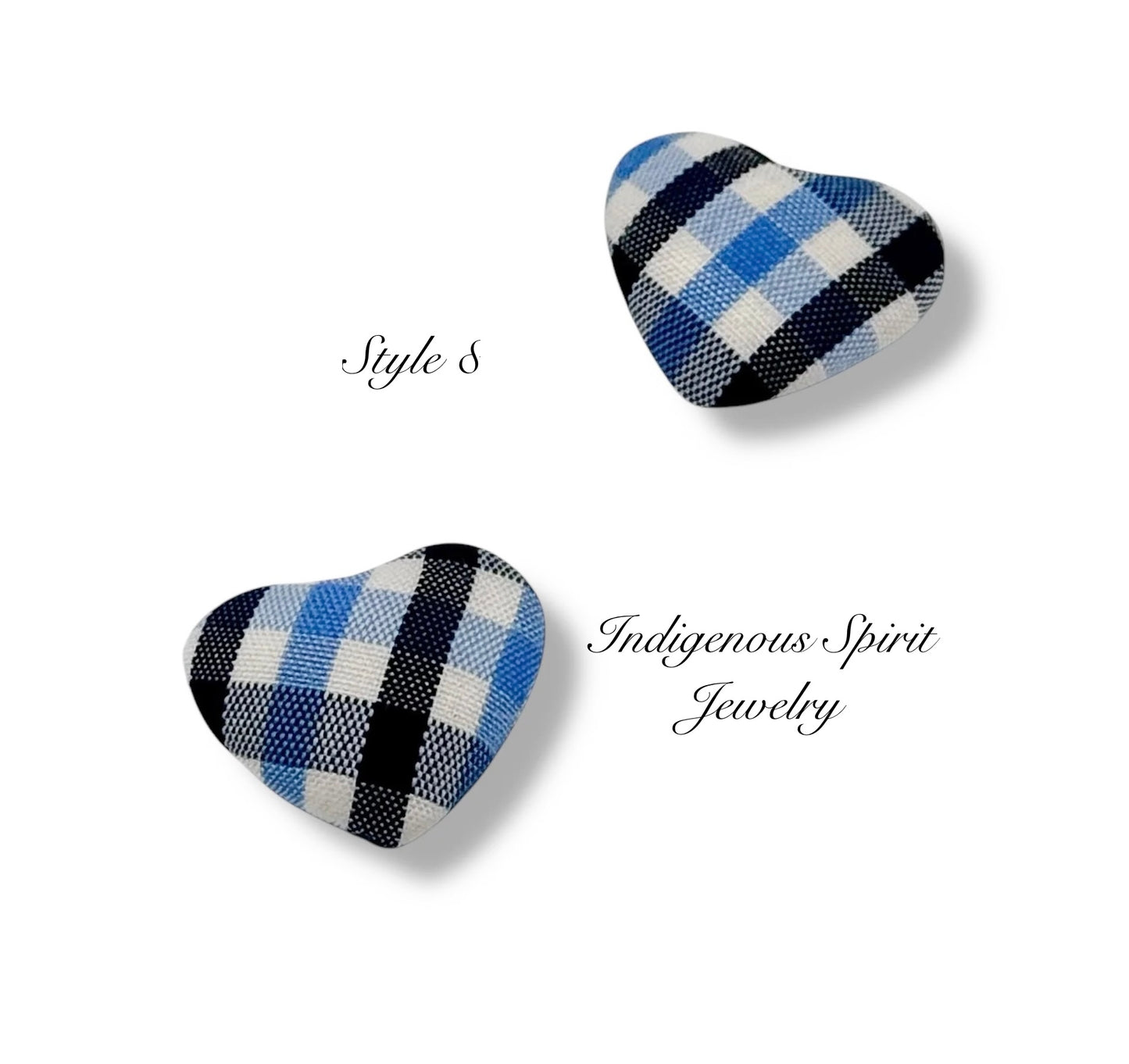 Pattern Heart Shaped Cabochons