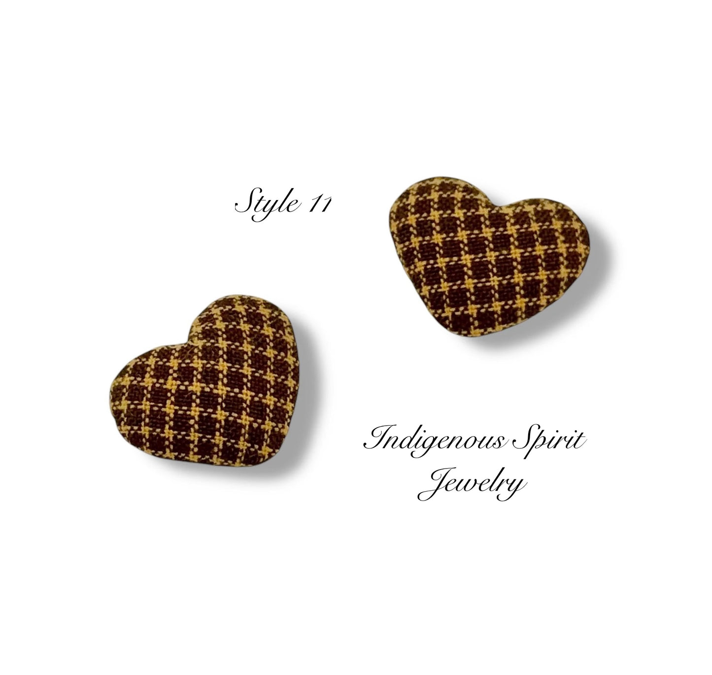 Pattern Heart Shaped Cabochons