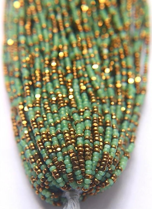 Dark Sage Designer Mix Charlotte Cut Beads (11/0)