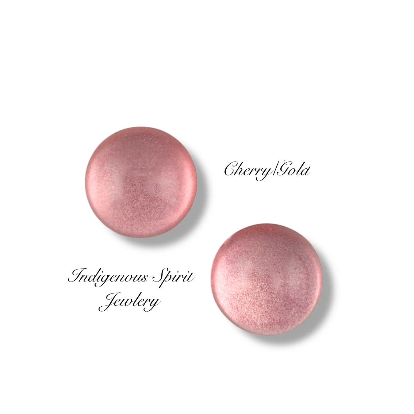 Lampwork Glitter Glass Cabochons (14mm)