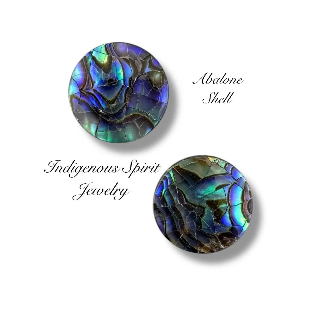 Cracked Design Shell Cabochons (16mm)
