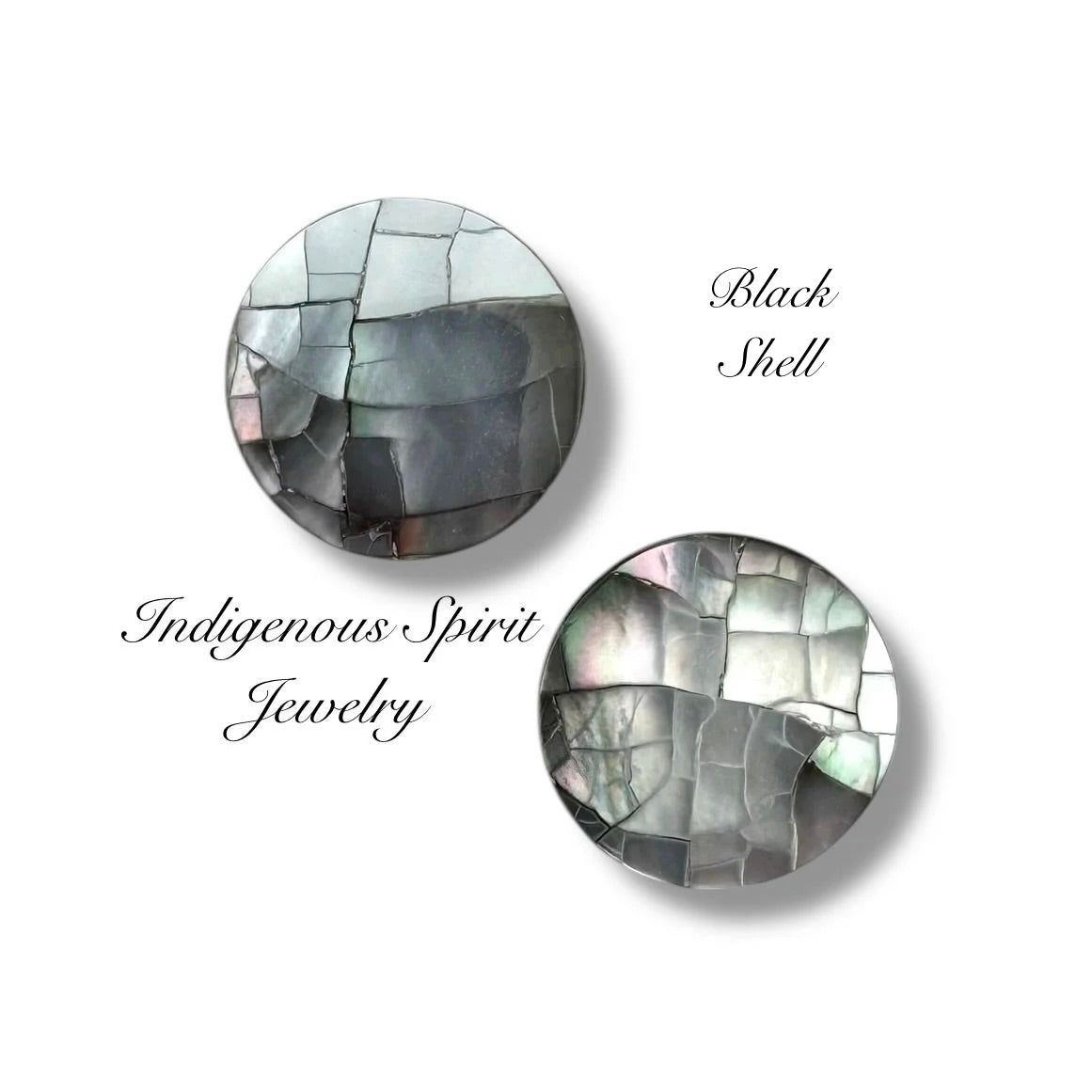 Cracked Design Shell Cabochons (16mm)