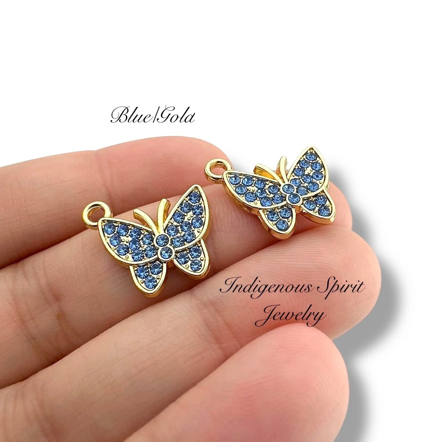 Cute Alloy Butterfly Charms
