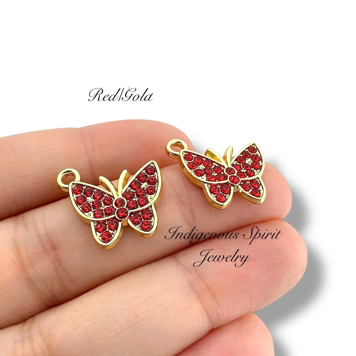 Cute Alloy Butterfly Charms