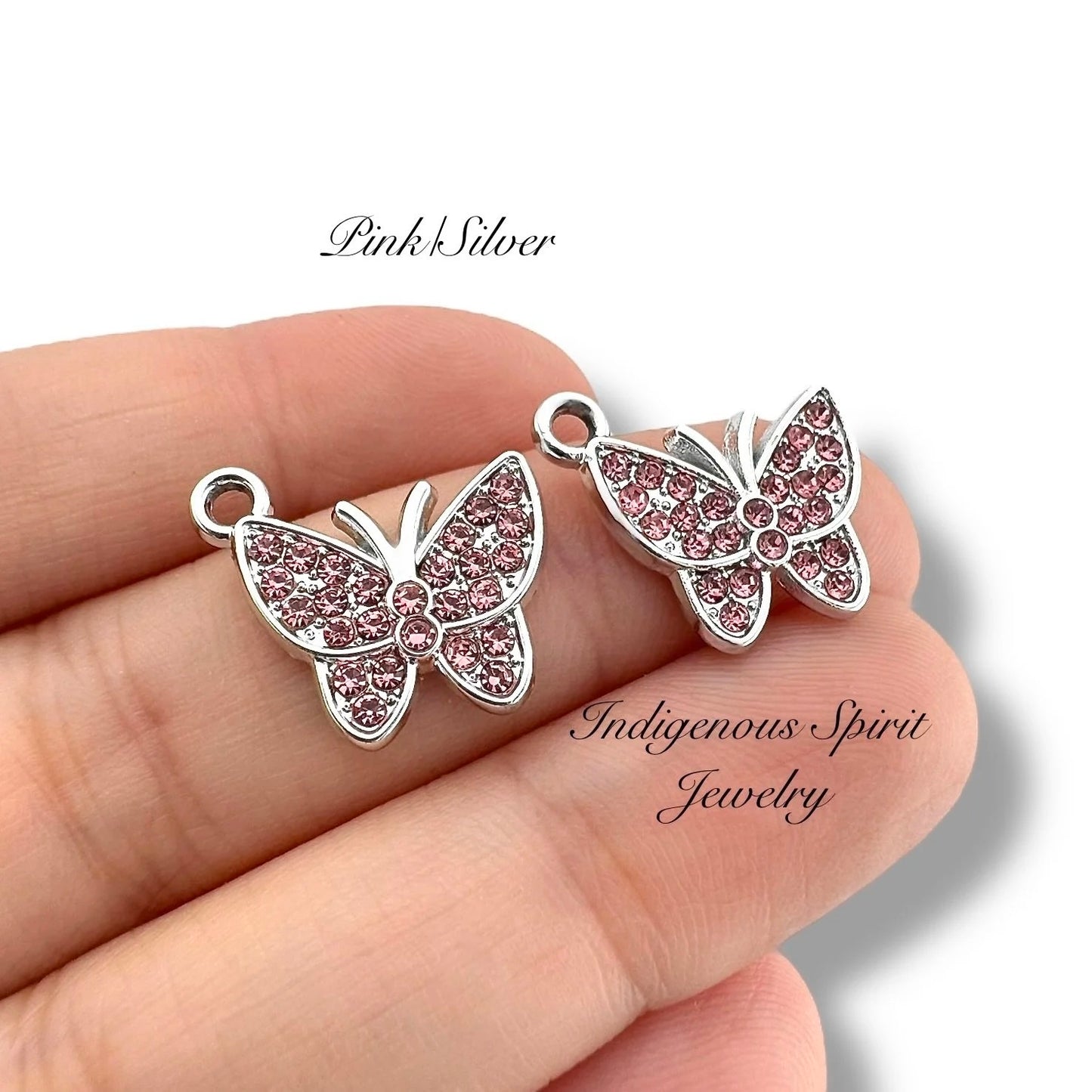 Cute Alloy Butterfly Charms
