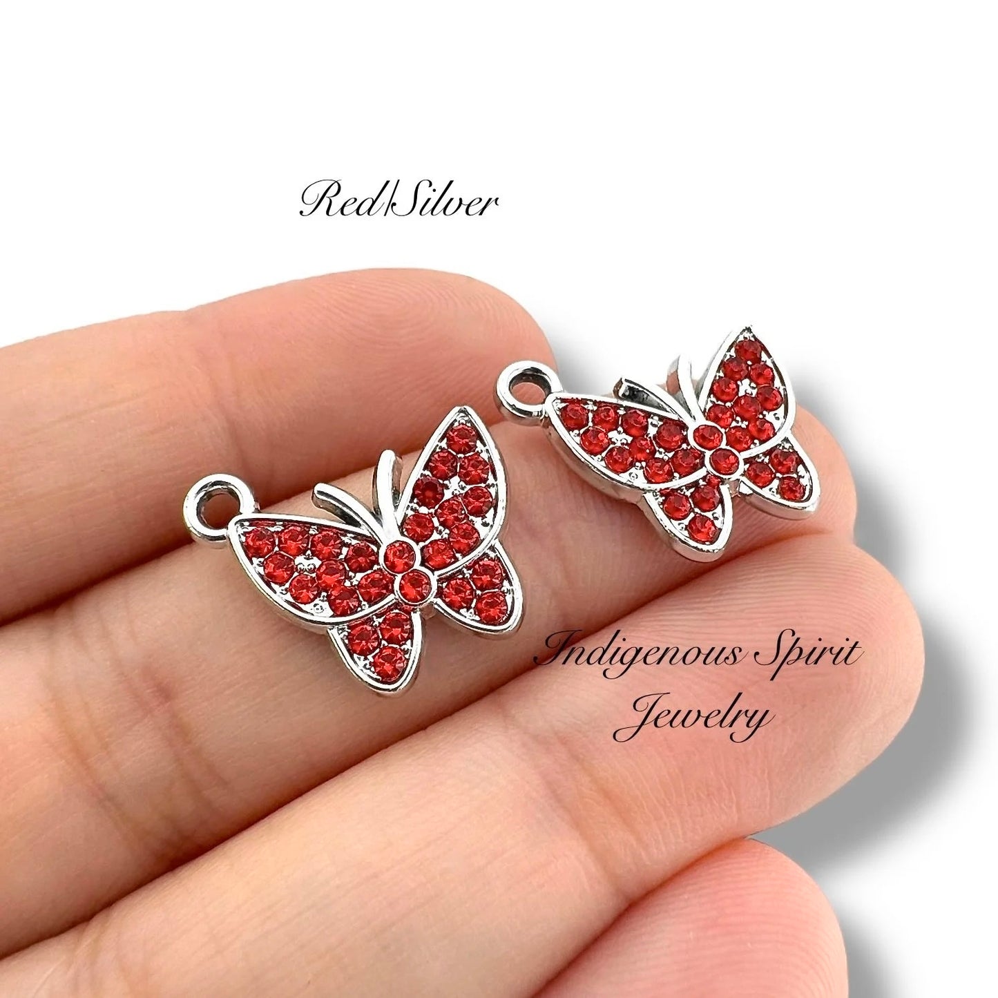 Cute Alloy Butterfly Charms