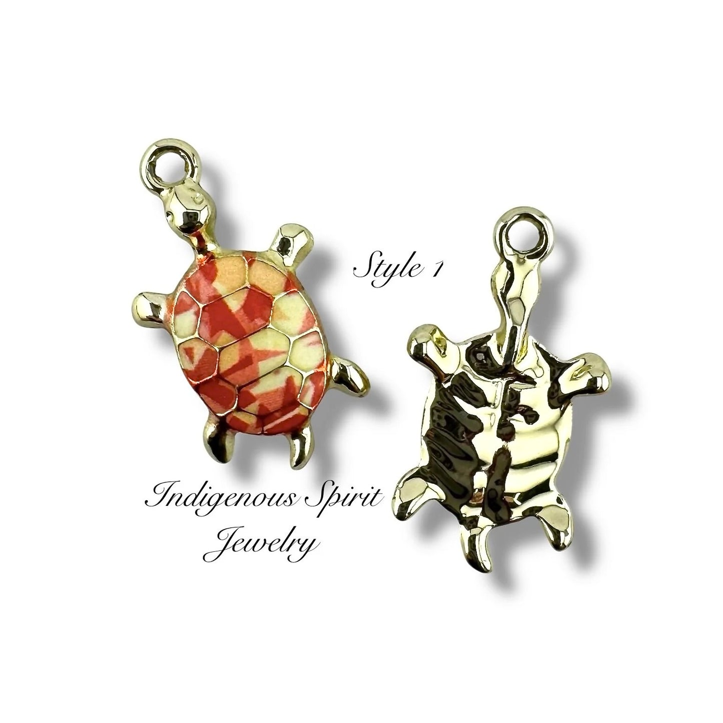 Cute Enamel Turtle Charms