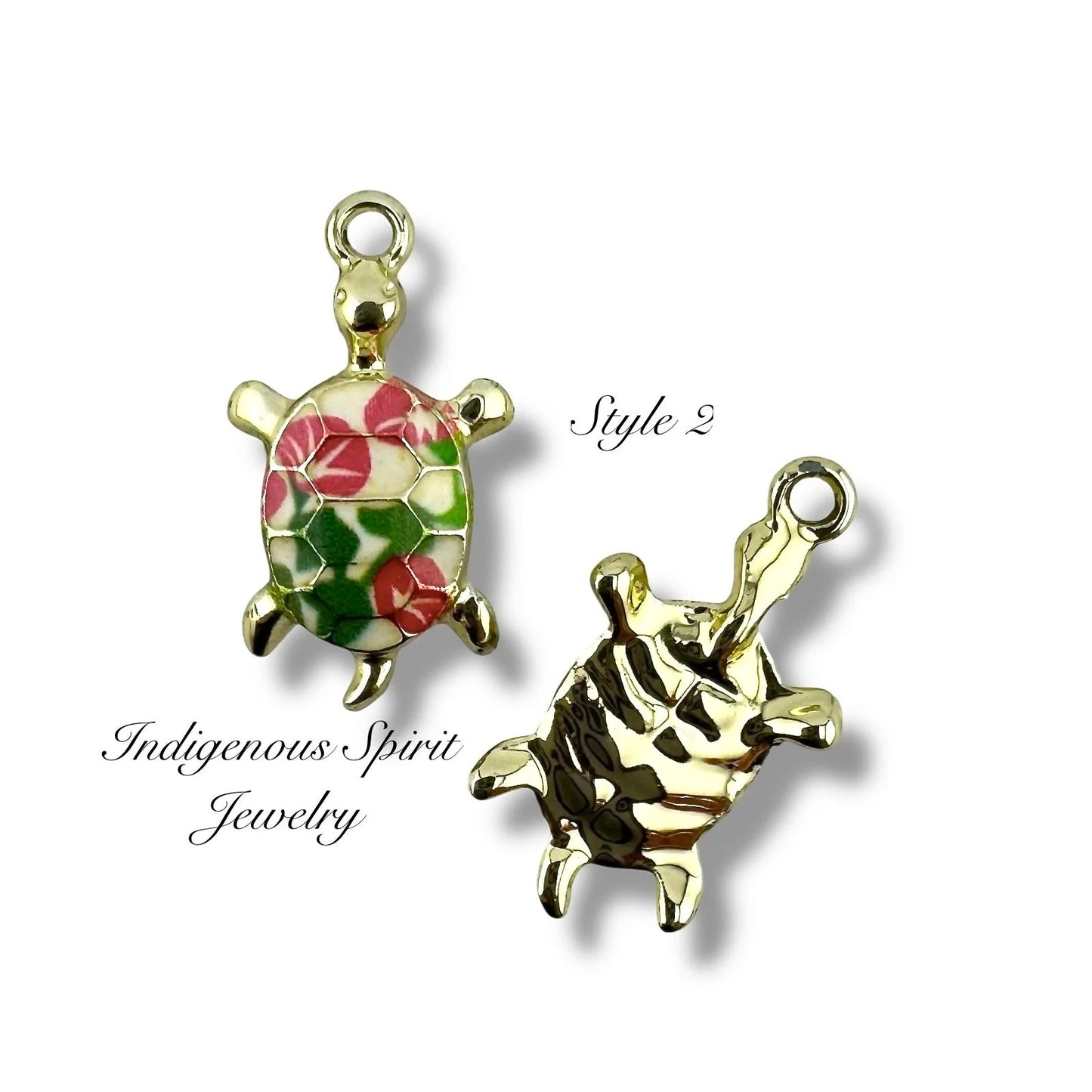 Cute Enamel Turtle Charms