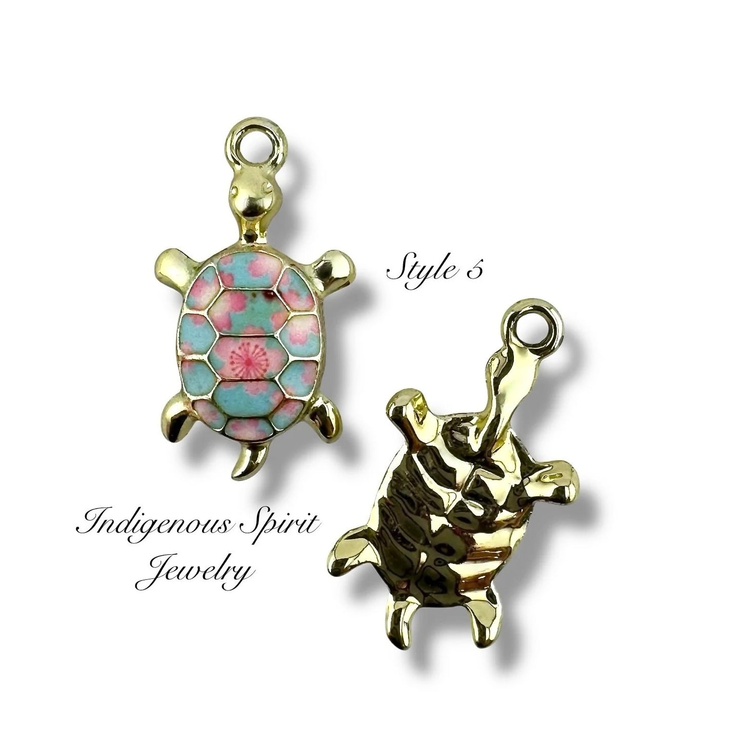 Cute Enamel Turtle Charms