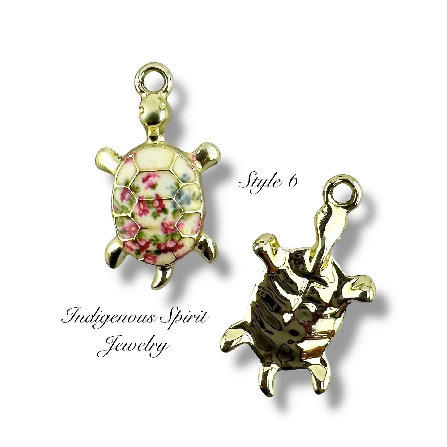 Cute Enamel Turtle Charms