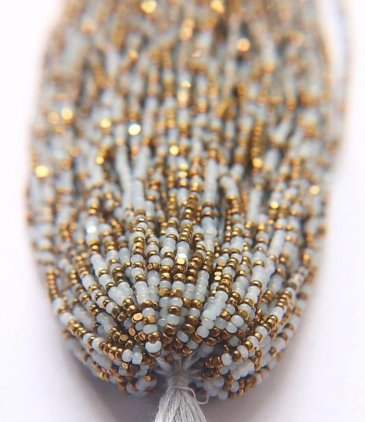 White Opal Designer Mix Charlotte Cut Beads (13/0)