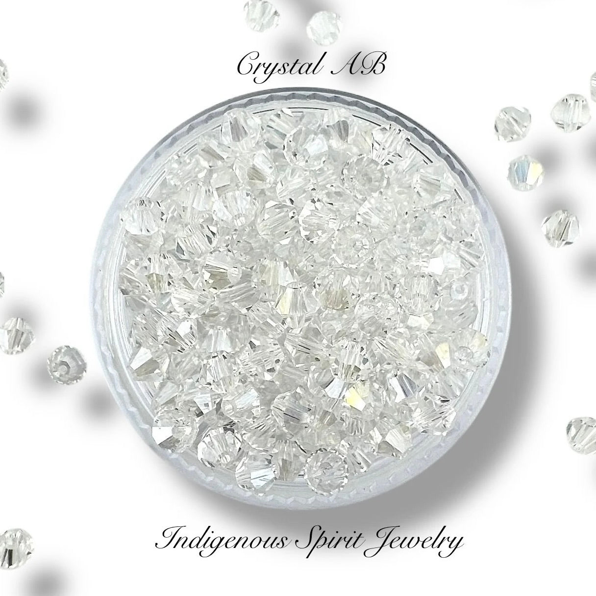 4mm WHOLESALE AAA Grade Crystal Bicone Beads