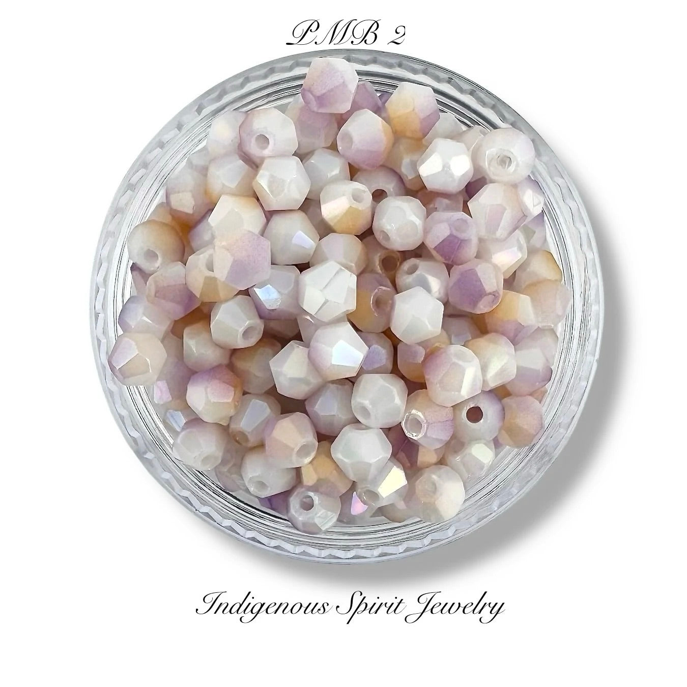 4mm Multi-Coloured Glass Bicones