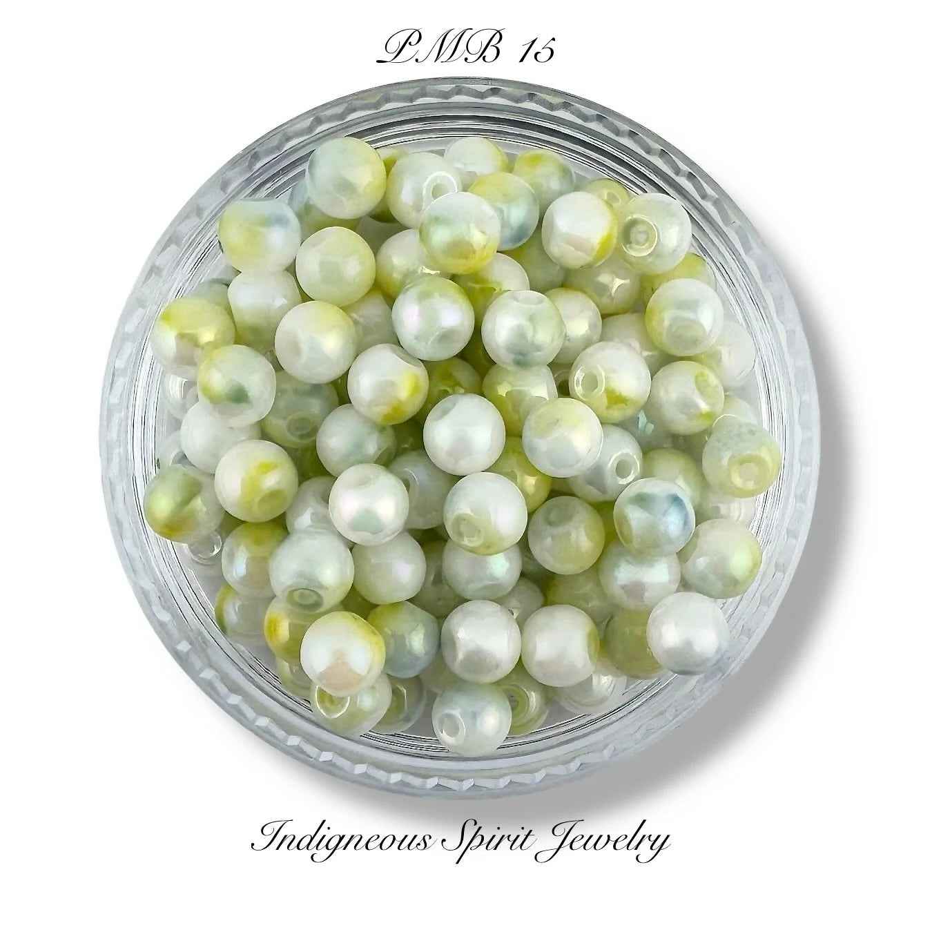 4mm Multi-coloured Glass Pearls