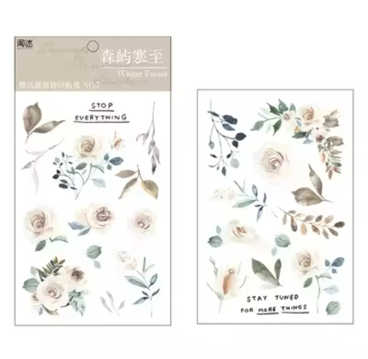 Rub On Transfer Sheet - Series 1