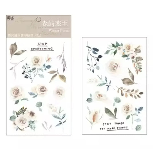 Rub On Transfer Sheet - Series 1