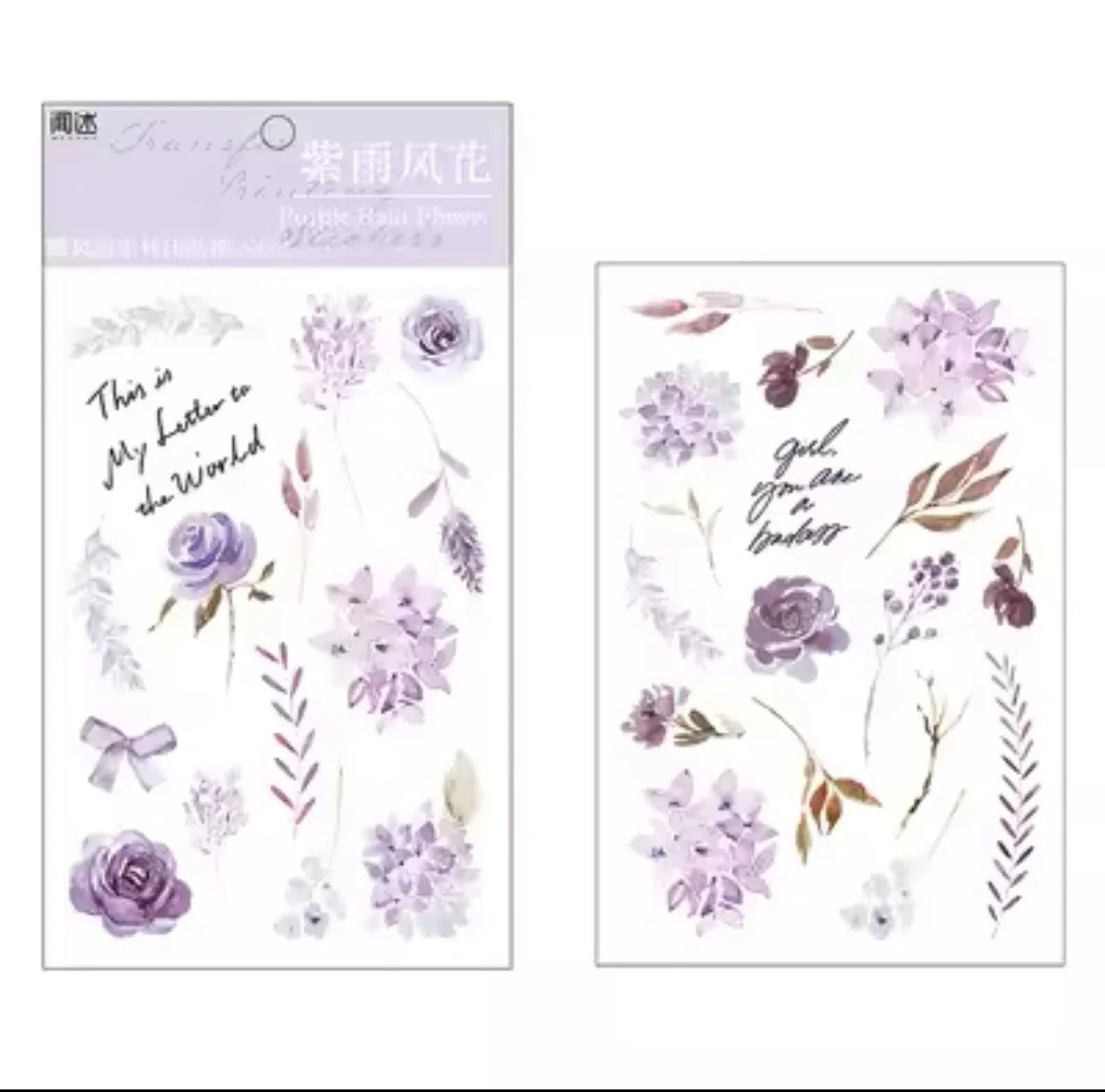 Rub On Transfer Sheet - Series 1