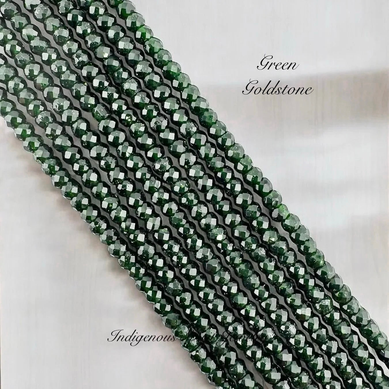 Faceted Gemstone Beads (2mm x 3mm)