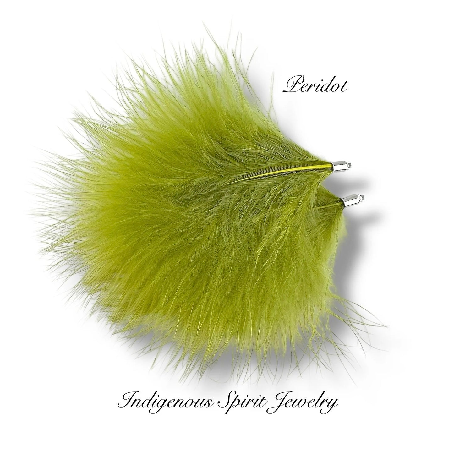 Silver Base Ostrich Feather Connectors