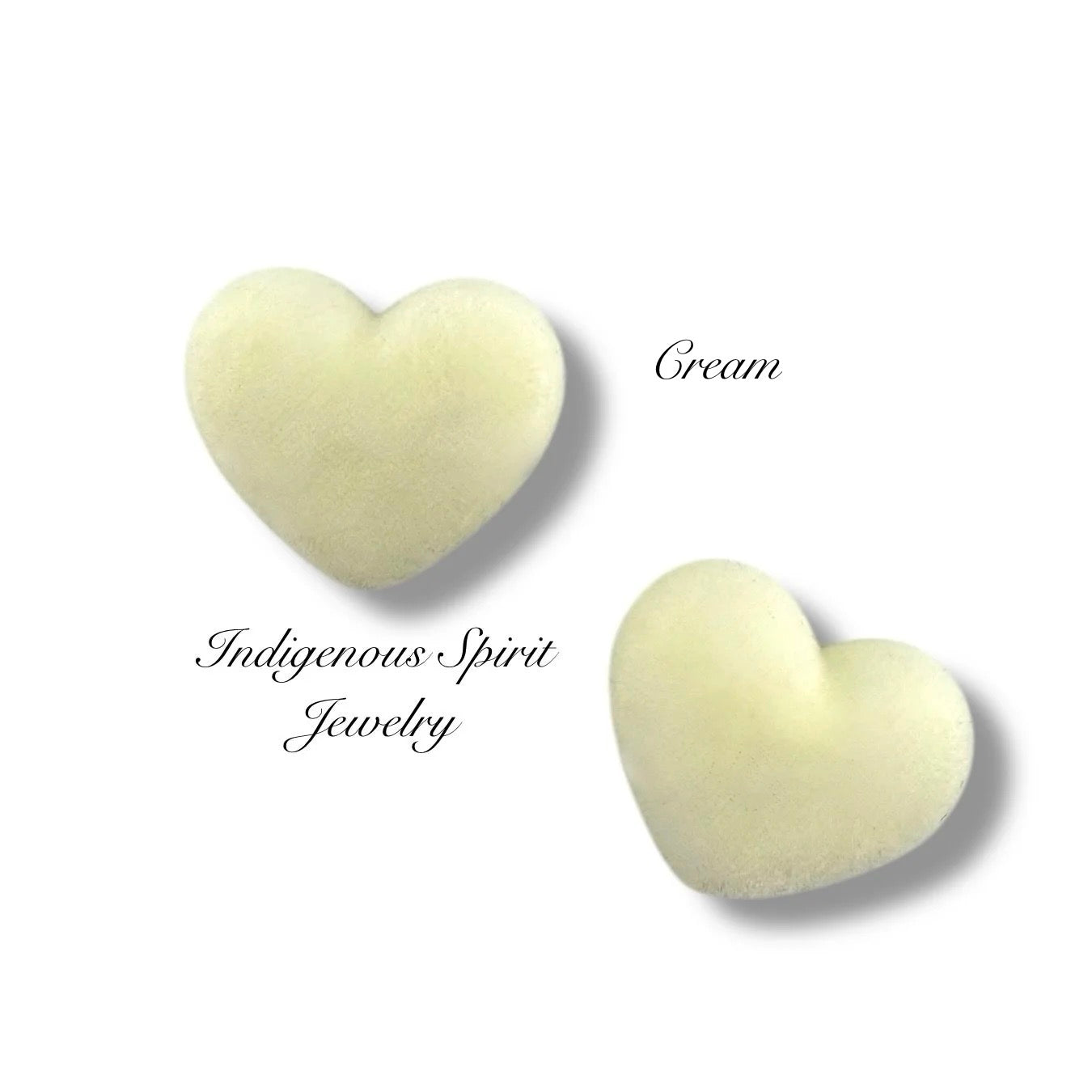 Velvet Heart Resin Cabochons