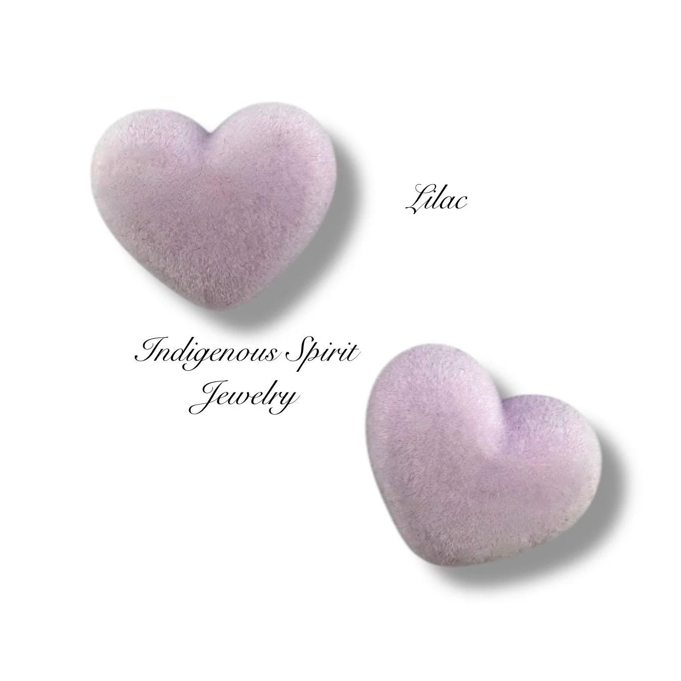 Velvet Heart Resin Cabochons