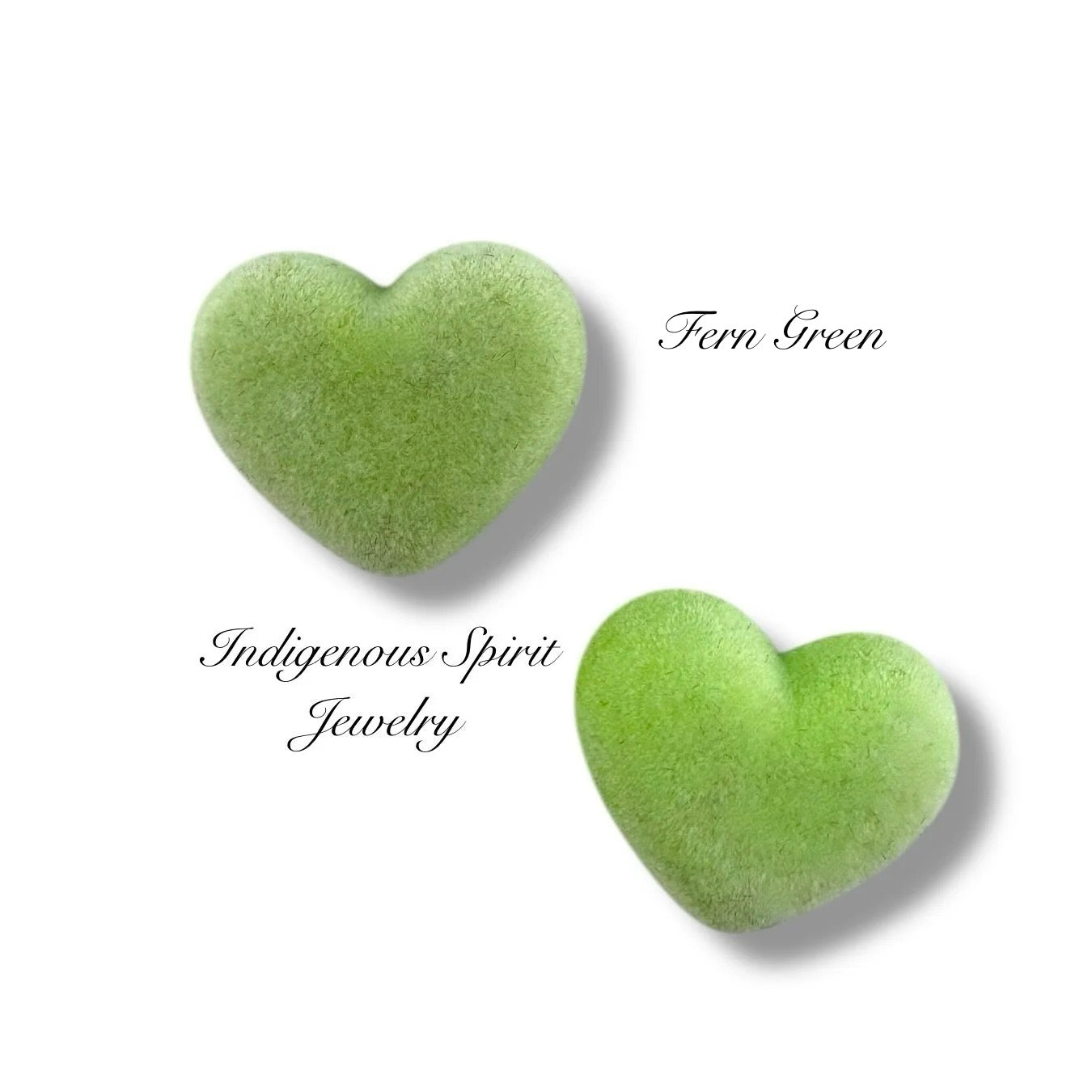 Velvet Heart Resin Cabochons