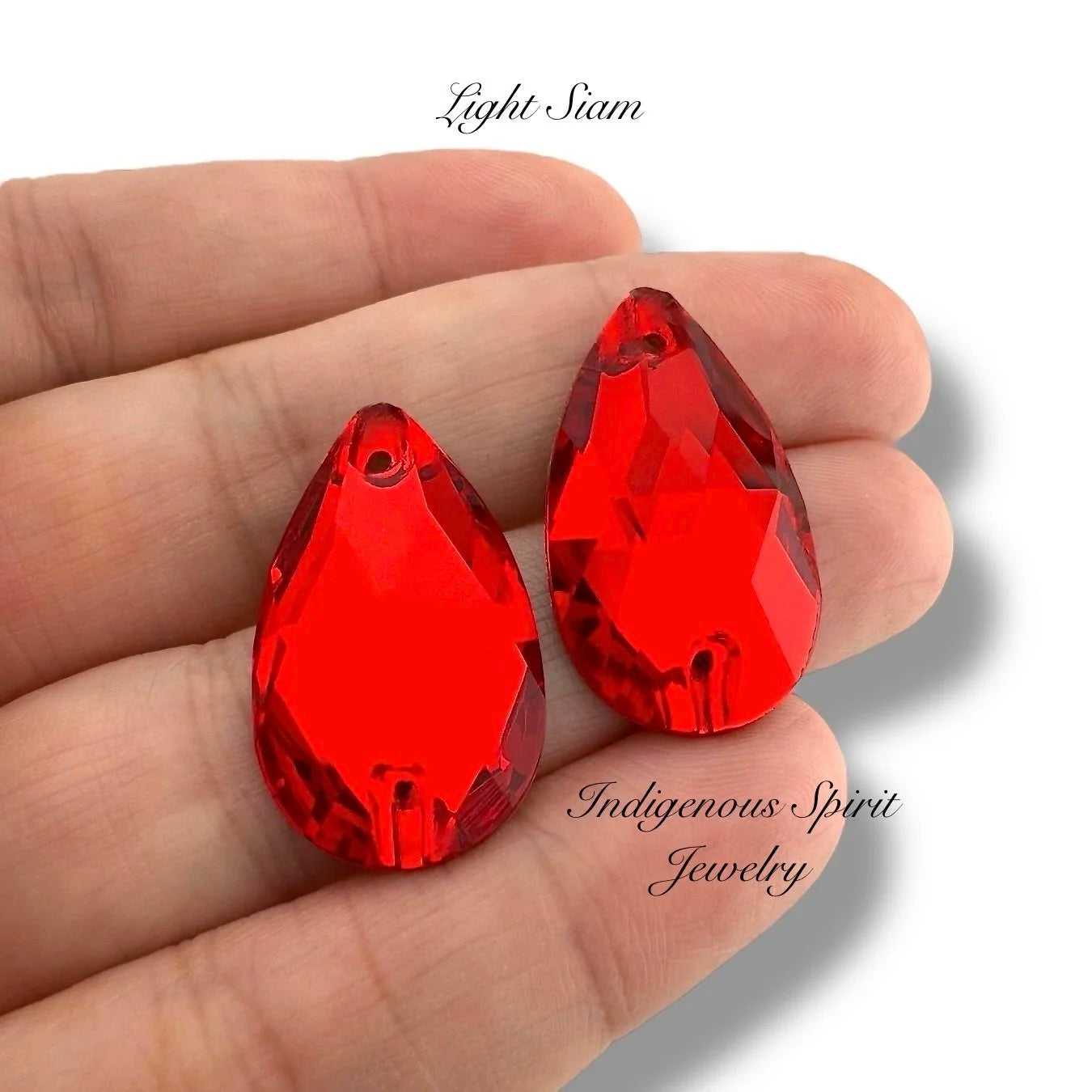 COLLECTION - 17mm x 28mm Teardrop K9 Crystal Sew-on Cabochons
