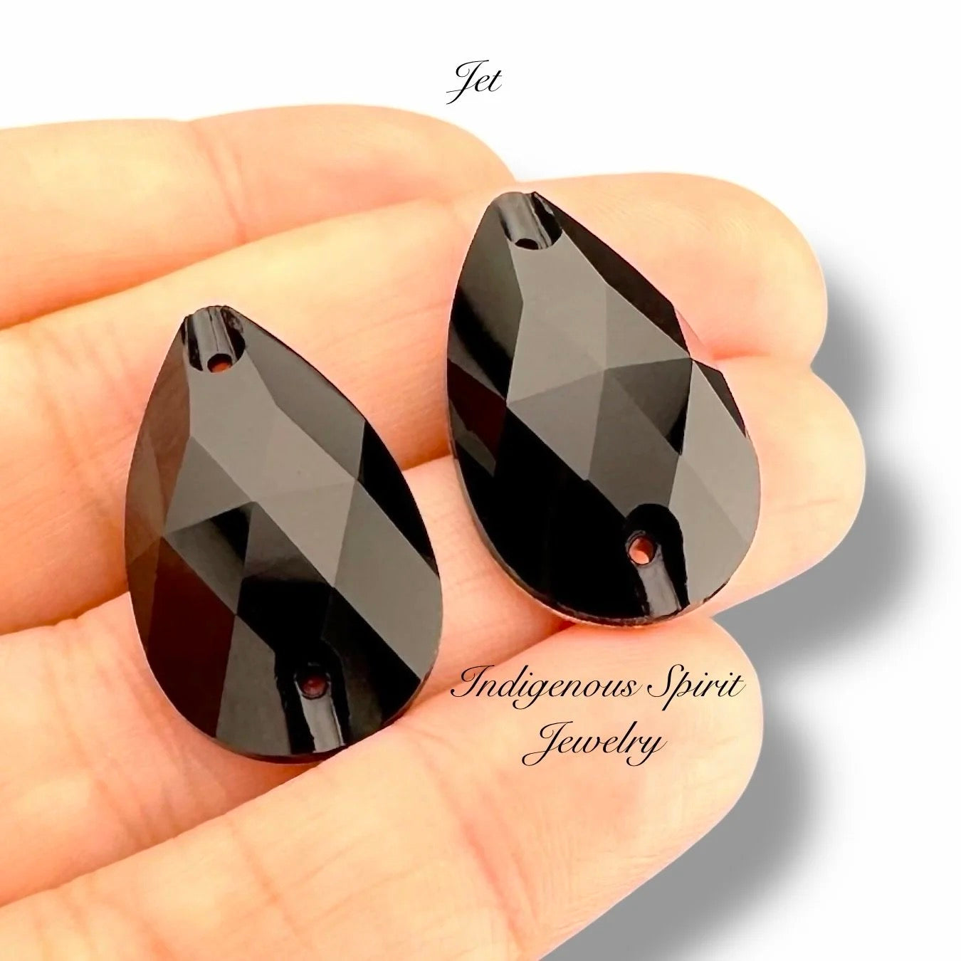 COLLECTION - 17mm x 28mm Teardrop K9 Crystal Sew-on Cabochons