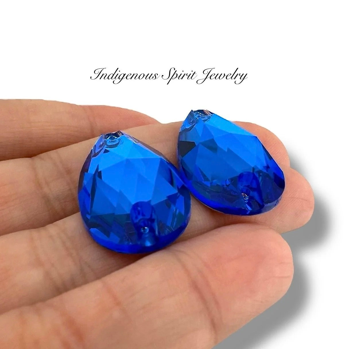 COLLECTION - 17mm x 28mm Teardrop K9 Crystal Sew-on Cabochons