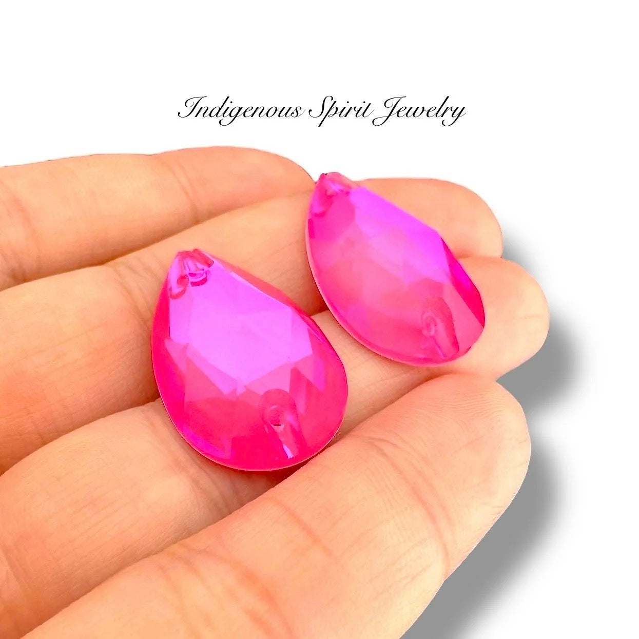 COLLECTION - 17mm x 28mm Teardrop K9 Crystal Sew-on Cabochons