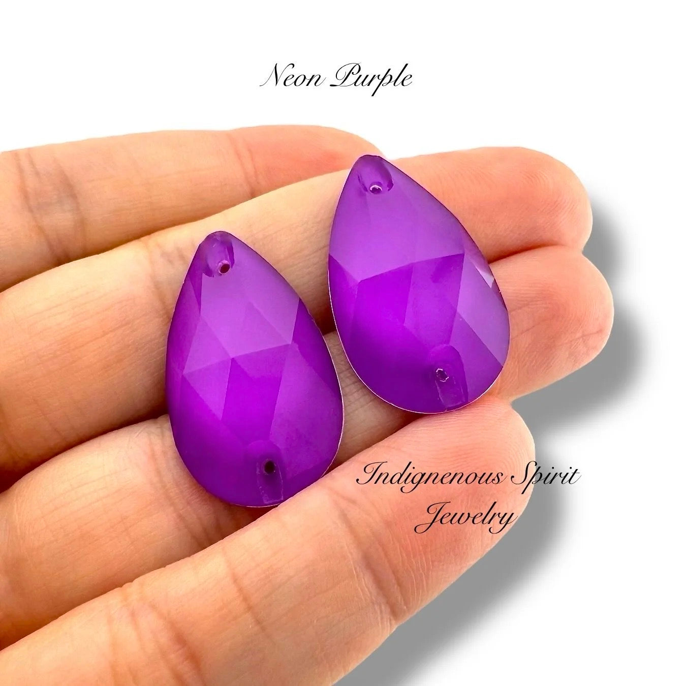 COLLECTION - 17mm x 28mm Teardrop K9 Crystal Sew-on Cabochons