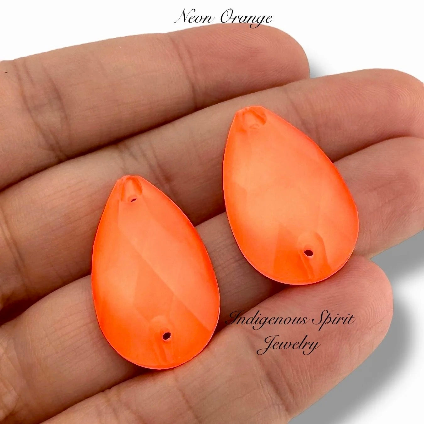 COLLECTION - 17mm x 28mm Teardrop K9 Crystal Sew-on Cabochons