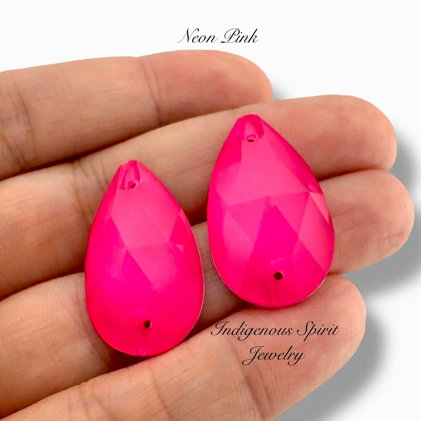 COLLECTION - 17mm x 28mm Teardrop K9 Crystal Sew-on Cabochons