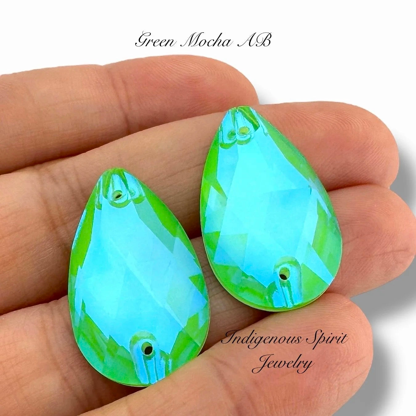 COLLECTION - 17mm x 28mm Teardrop K9 Crystal Sew-on Cabochons