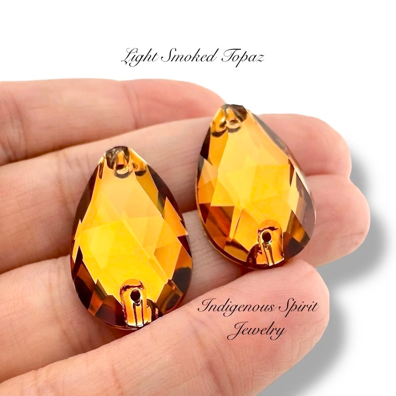 COLLECTION - 17mm x 28mm Teardrop K9 Crystal Sew-on Cabochons