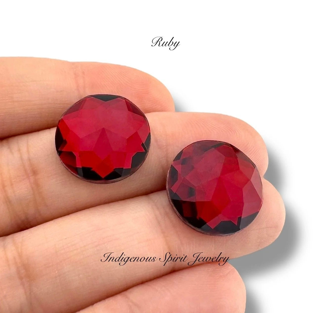 COLLECTION - 16mm Circle Flower Cut K9 Crystal Cabochons