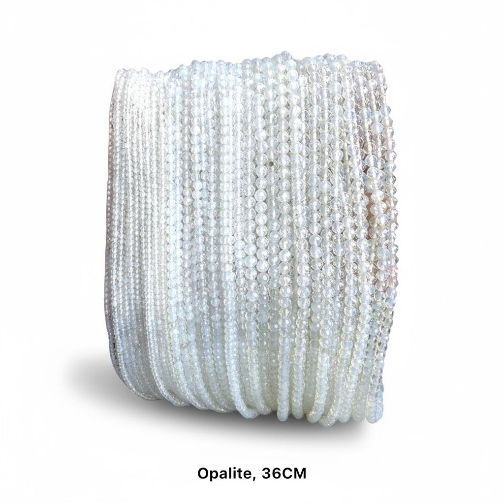 3mm Faceted Gemstone Beads