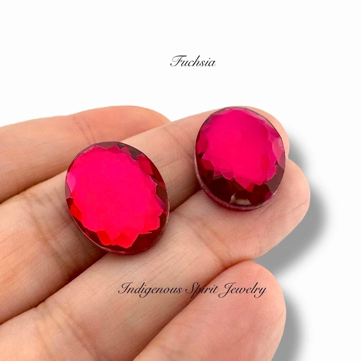 COLLECTION - Oval Flower Cut K9 Crystal Cabochons