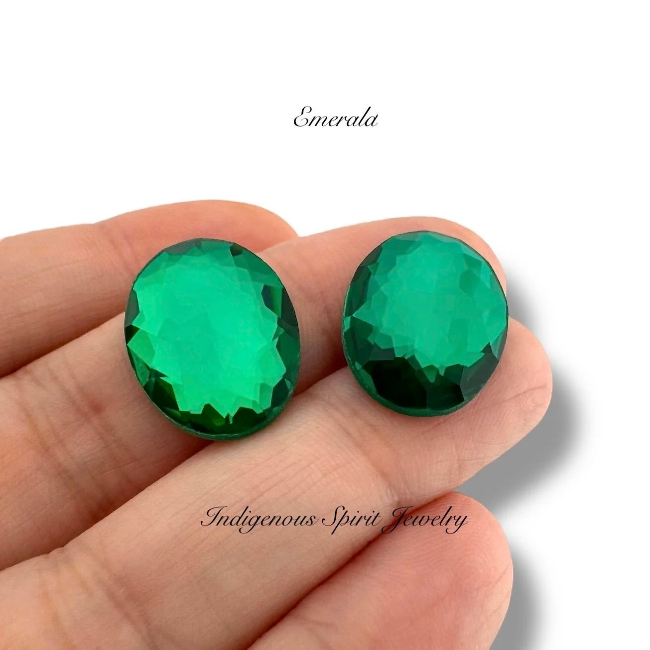 COLLECTION - Oval Flower Cut K9 Crystal Cabochons